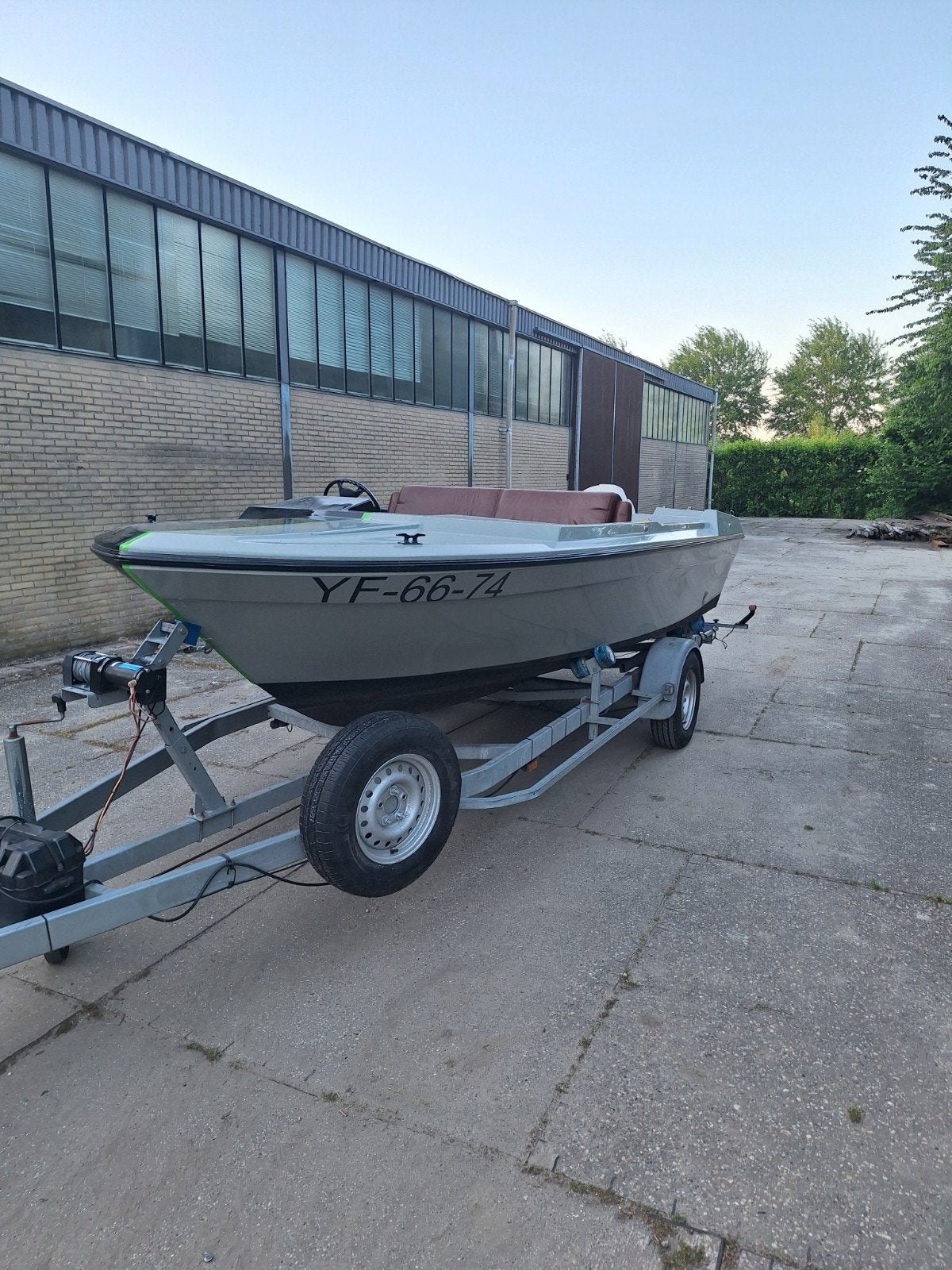 Beekman boot met Evinrude 115pk motor (project), Ophalen of Verzenden, Gebruikt