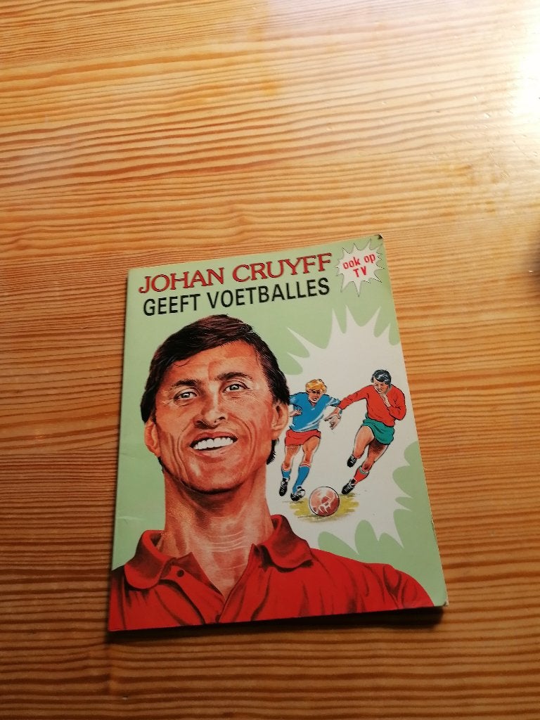 Johan cruijff geeft voetballes, Boeken, Eén stripboek, Johan cruijff, Ophalen of Verzenden, Zo goed als nieuw