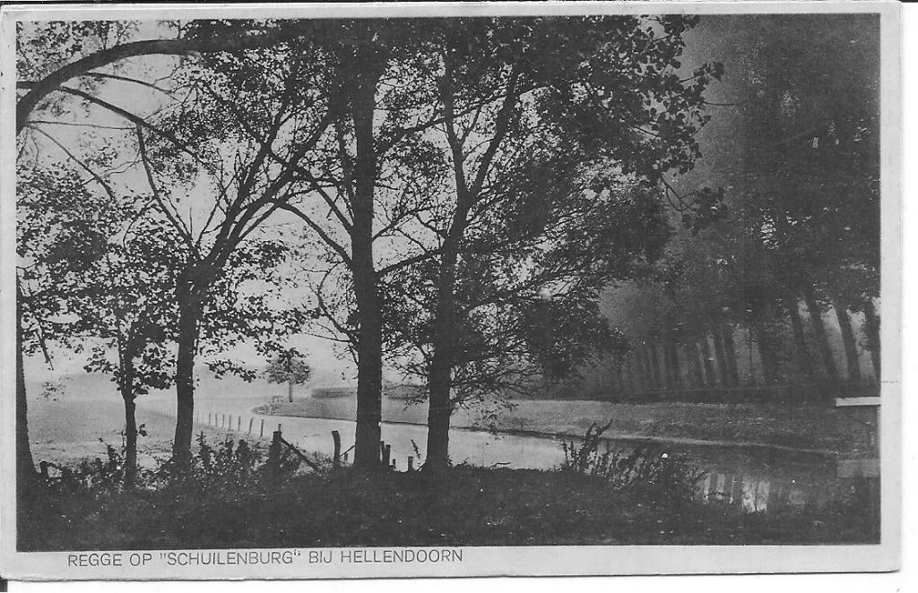 Regge op Schuilenburg bij Hellendoorn., Ophalen of Verzenden, 1920 tot 1940, Gelopen, Overijssel