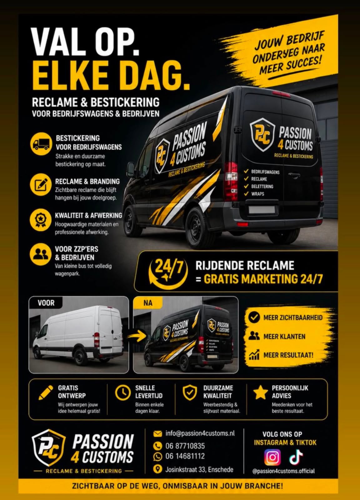 Belettering & Reclame | Auto, Bedrijfswagens, Gevels & Meer, Ophalen, Zegels, Bonnen of Punten