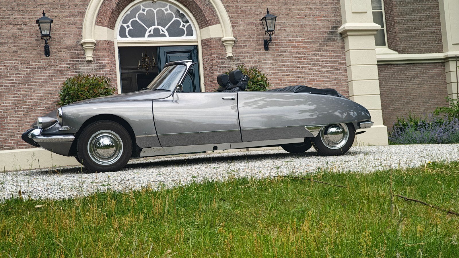 UNIEK! Van Oord Citroen DS ID19 "Snoek" Cabriolet 1965!!, Voorwielaandrijving, Zwart, 4 cilinders, Cabriolet