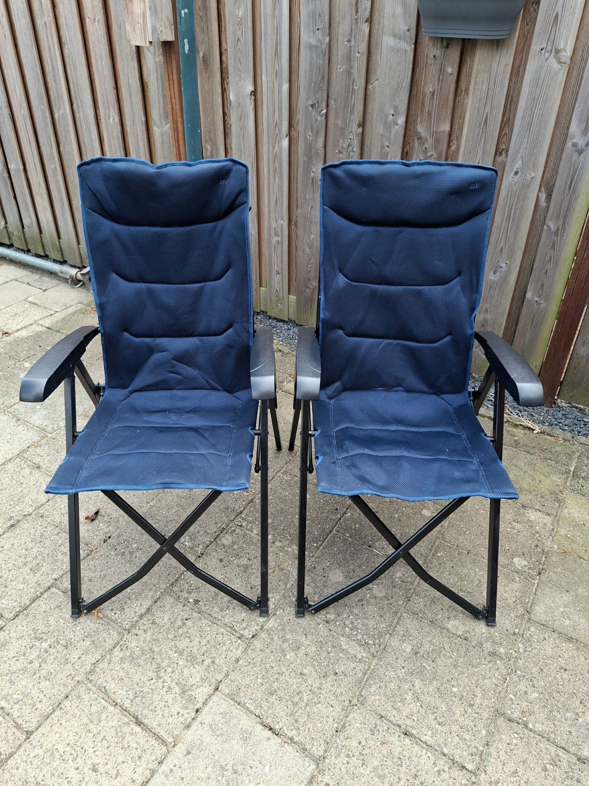 2x Human Nature Campingstoel VOUWBAAR 3D | BLAUW, Ophalen, Campingstoel