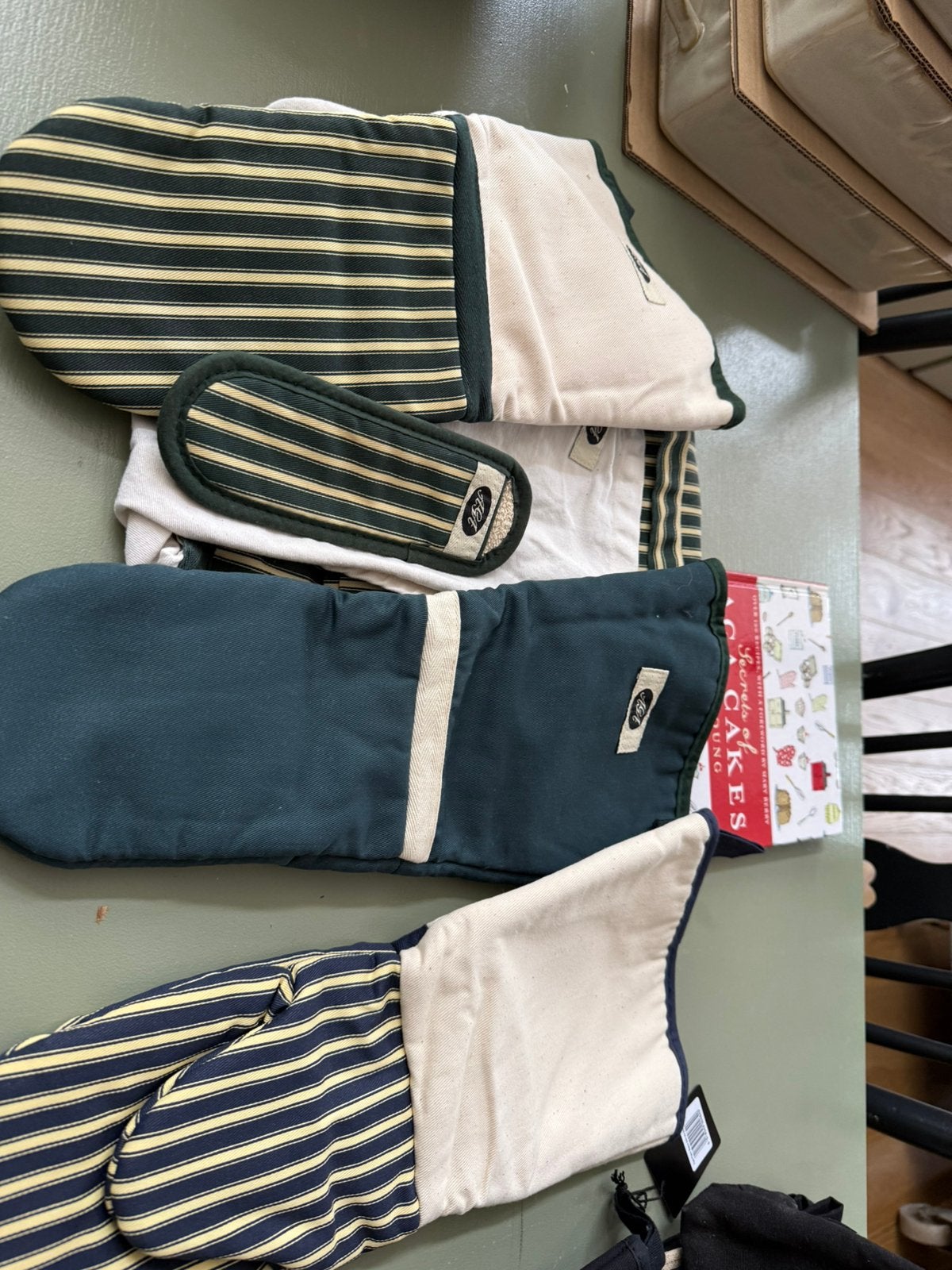 Aga Textiel diverse ovenhandschoenen, Ophalen of Verzenden, Nieuw, Zwart