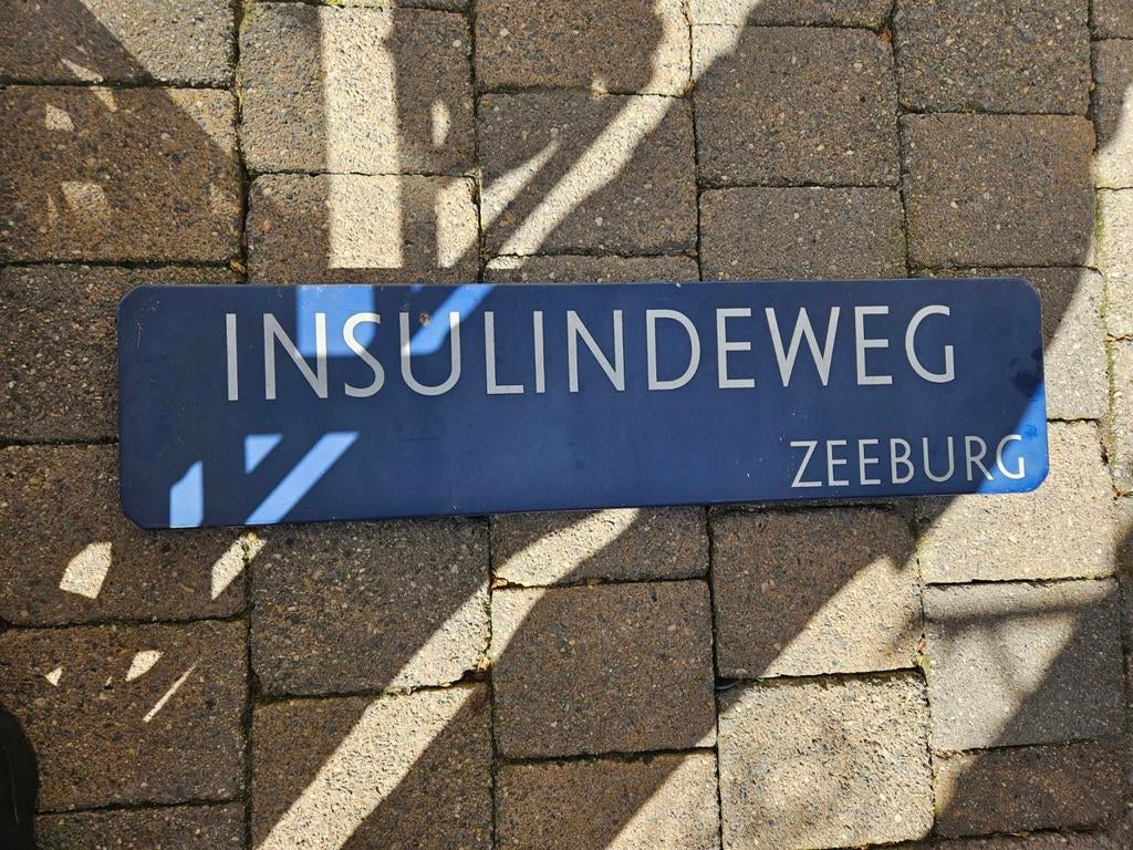 Emaille bord, Ophalen, Gebruikt, Reclamebord