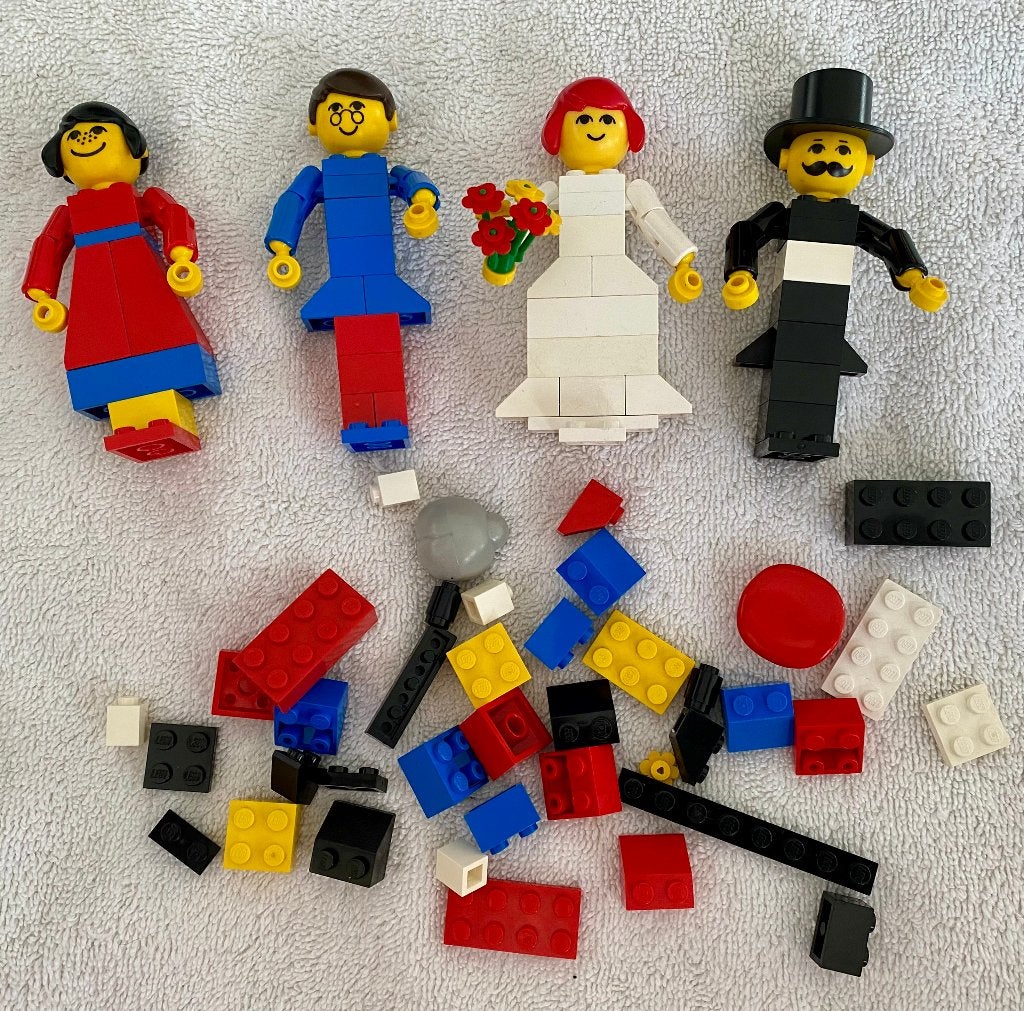 LEGO Vintage 205-2 Universal Figure Set (1978) (compleet), Overige thema's, Lego, Ophalen of Verzenden, Zo goed als nieuw