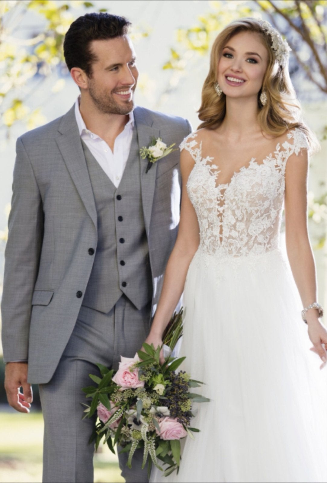 Stijlvolle elegante trouwjurk, Kleding | Dames, Trouwkleding en Trouwaccessoires, Ophalen, Nieuw, Wit, Trouwjurk