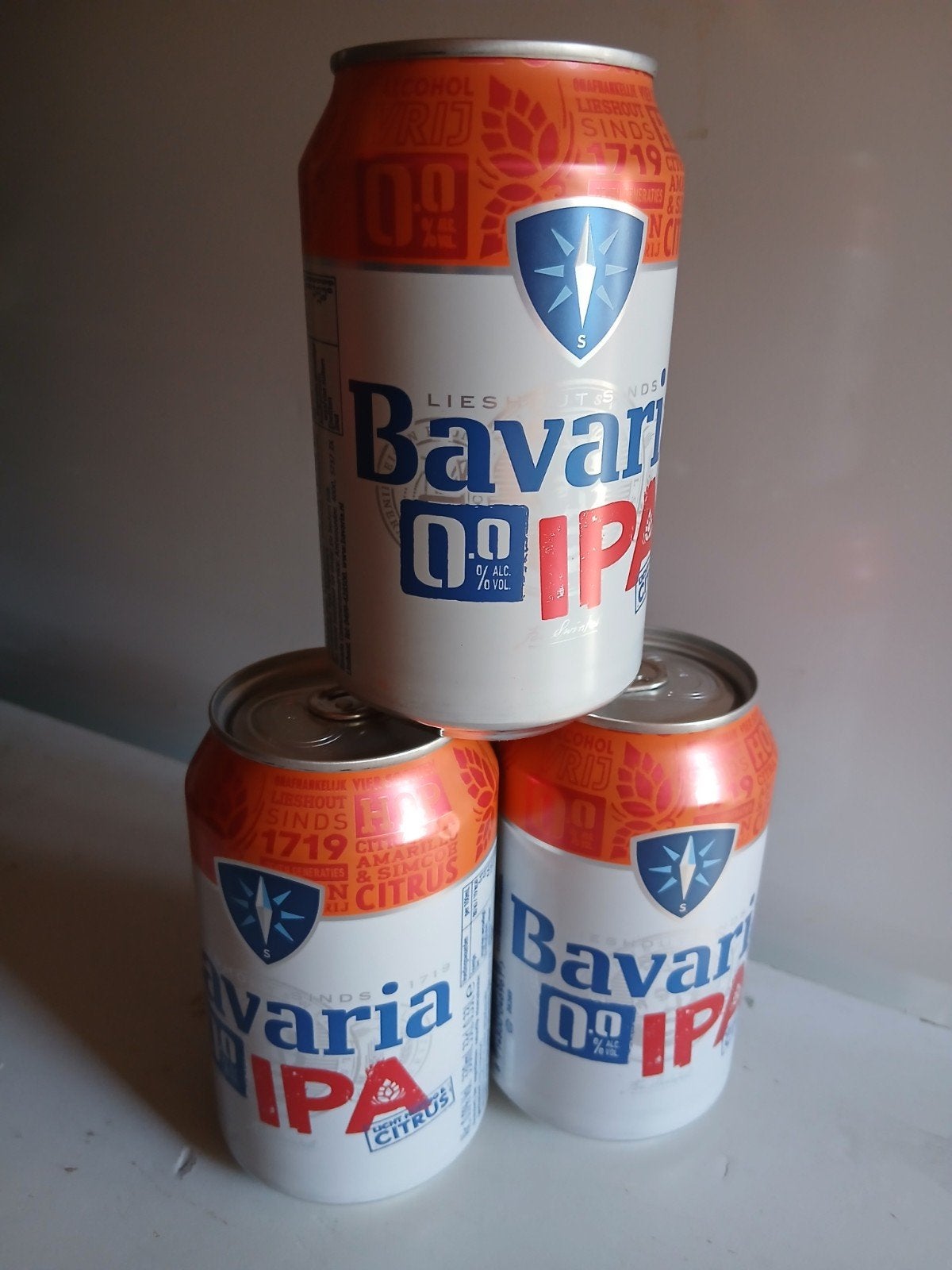 Bier bavaria IPA 0,0  3 stuks houdbaar tot 03-2027 samen 1,-, Ophalen