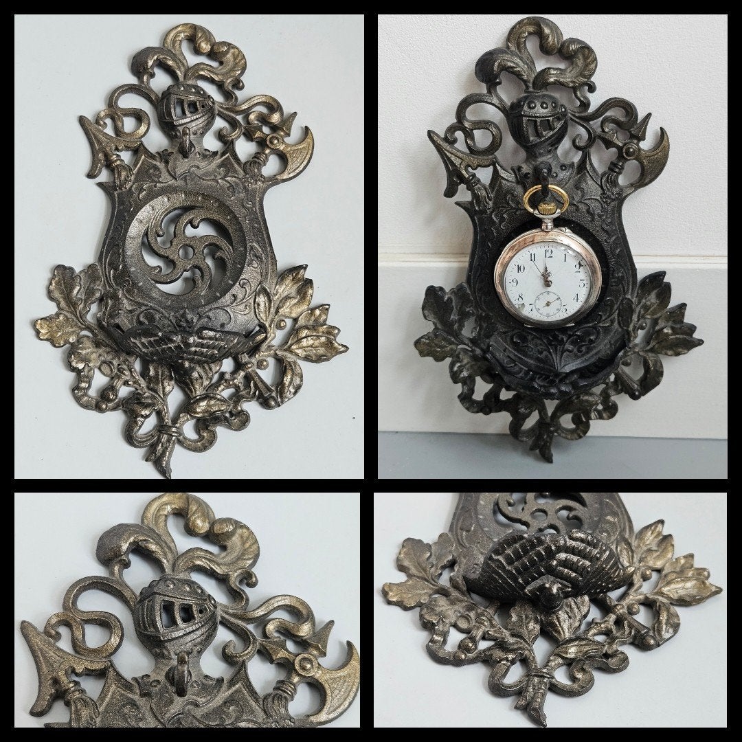 Antieke porte montre,  zakhorlogehouder., Ophalen of Verzenden