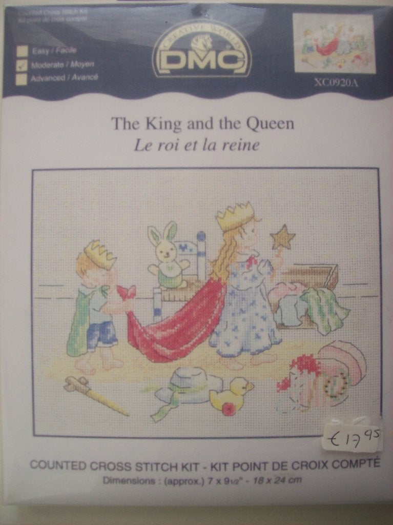 Borduurpakket The king and the queen XC0920A, ., Nieuw, Ophalen of Verzenden, .