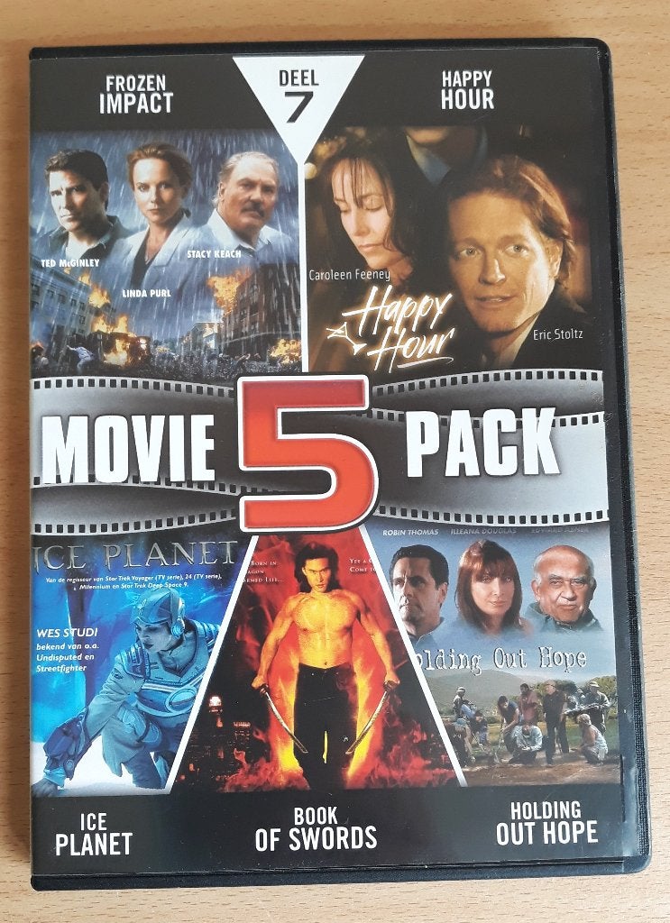 Ice Planet/Book of Swords/Happy Hour/Frozen Impact/Holding.., Cd's en Dvd's, Dvd's | Actie, Alle leeftijden, Ophalen of Verzenden