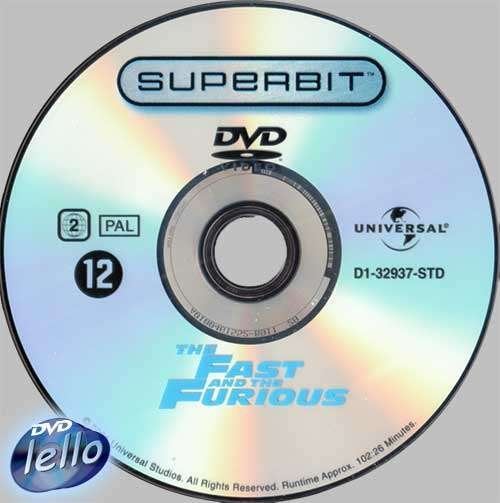 Superbit DVD The Fast & the Furious (2001 Paul Walker) DiscO, Vanaf 12 jaar, Ophalen of Verzenden, Zo goed als nieuw, Actiethriller
