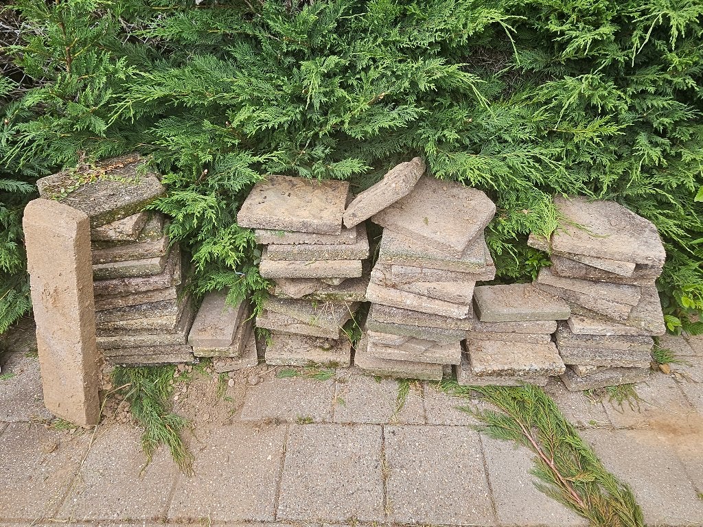 Tegels, Tuin en Terras, Tegels en Klinkers, Ophalen, Gebruikt, 5 tot 10 m², Beton