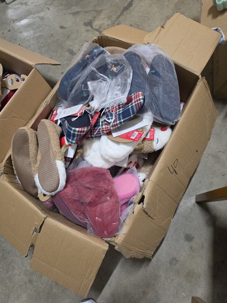 Partij kerst pantoffels nieuw, Diversen, Nieuw, Ophalen of Verzenden, A, A