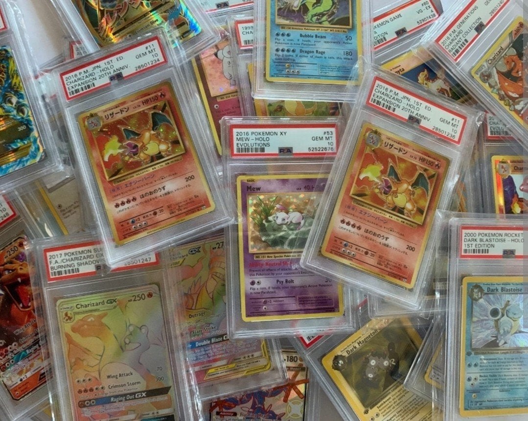 Pokémon kaarten gezocht!  graded psa gx ex slab oude van all, Ophalen of Verzenden, Nieuw, Meerdere kaarten, Foil