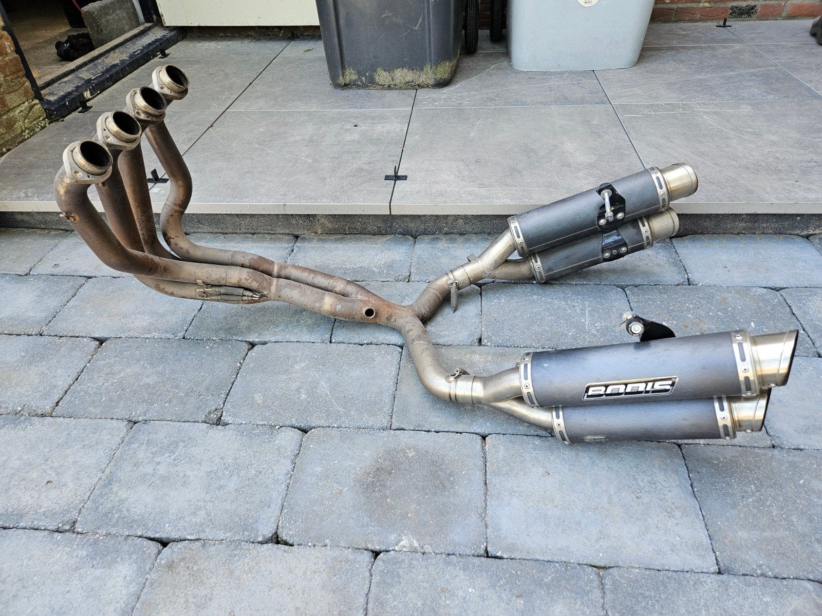 Uitlaatsysteem Kawasaki Z1000 14-16, Ophalen of Verzenden, Gebruikt