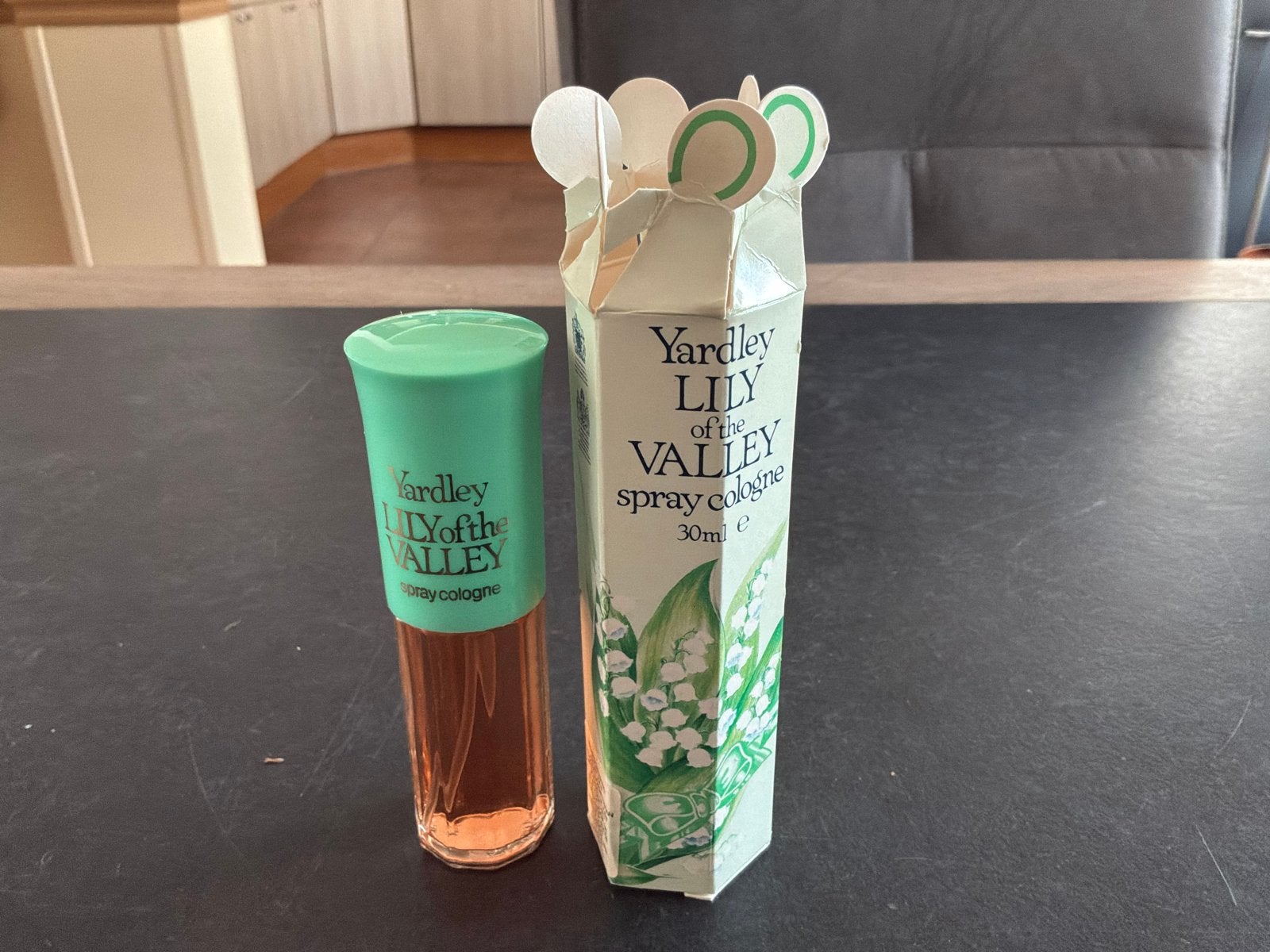 Vintage Yardley Lily of the Valley Spray Cologne 30ml, Ophalen of Verzenden, Gebruikt