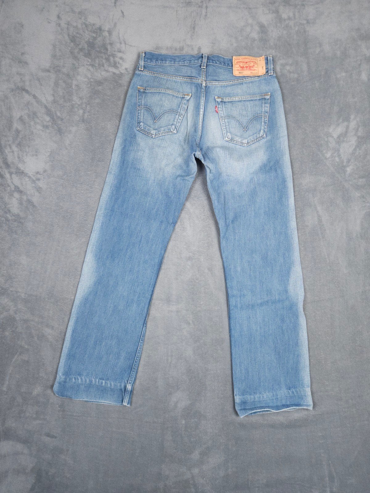 Levis 501 Broek W34 L32 Spijkerbroek Blauw Jeans., ., Zo goed als nieuw, ., W33 - W34 (confectie 48/50)