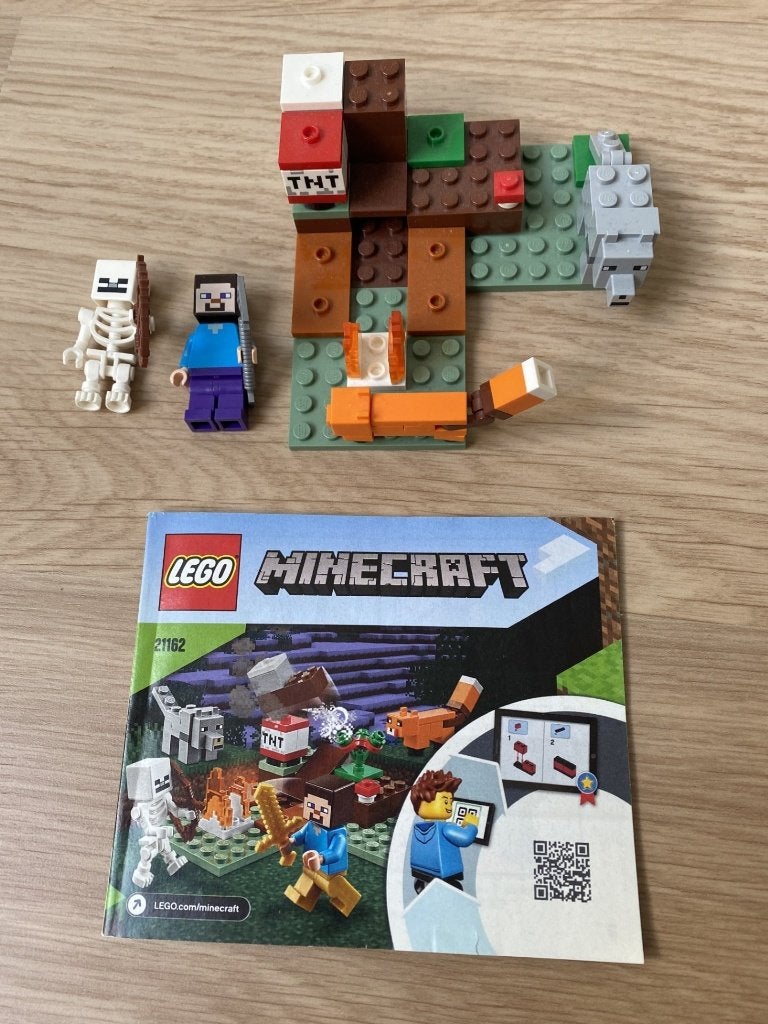 Lego Minecraft - Taiga avontuur, Ophalen of Verzenden, Zo goed als nieuw, Minecraft