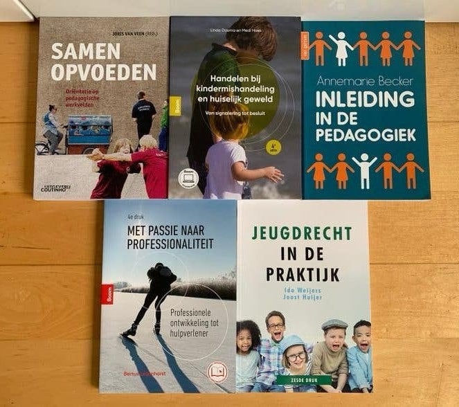 5 boeken boekenpakket pedagogiek / social work, Boeken, Ophalen of Verzenden, Gamma, Zo goed als nieuw, HBO