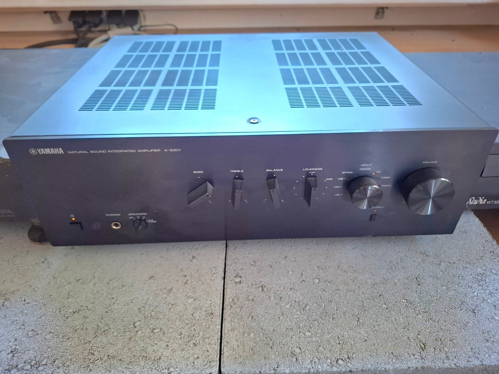 Yamaha A-S310 geïntegreerde stereo  versterker IZGS!!!!!, Ophalen, Gebruikt, Yamaha, 60 tot 120 watt
