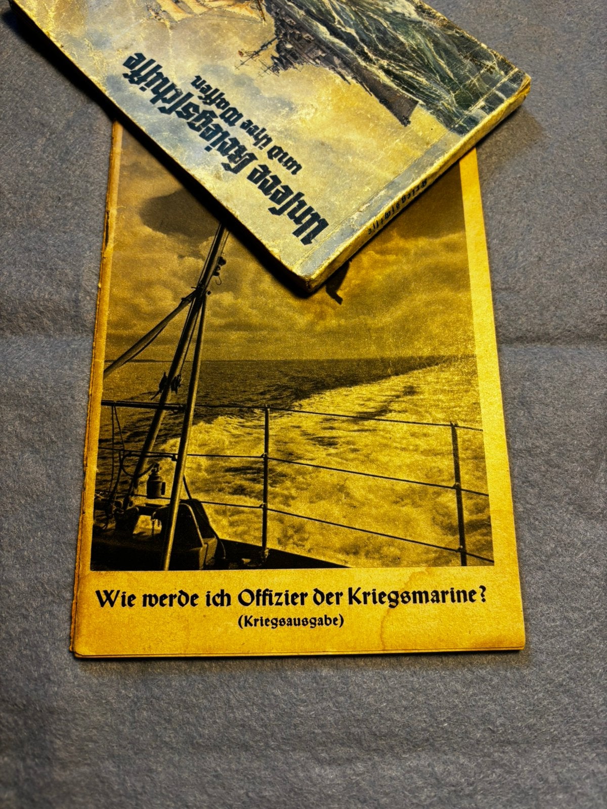 Kriegsmarine wervings folder officier, Verzamelen, Ophalen of Verzenden, Marine, Duitsland, Boek of Tijdschrift