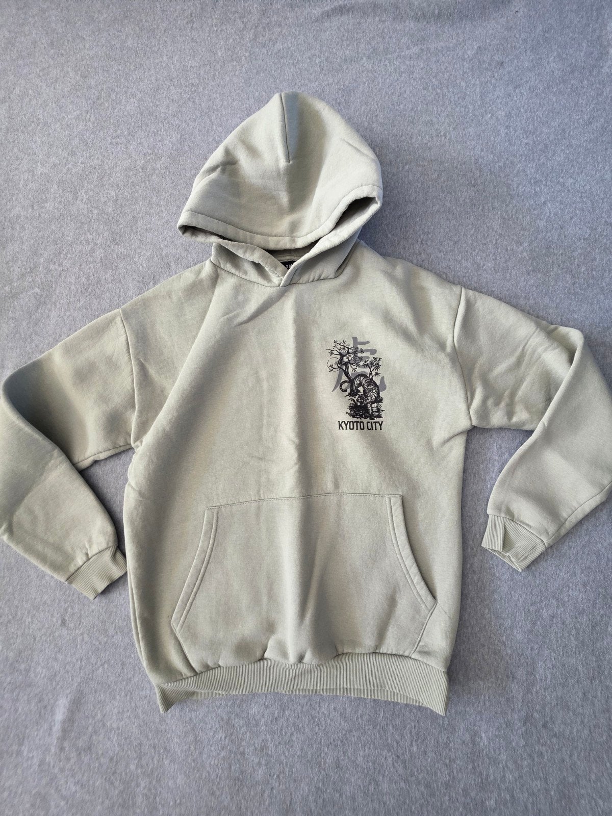 Kyoto City Hoodie met Tijgerprint - Maat XS, Ophalen of Verzenden, Nieuw
