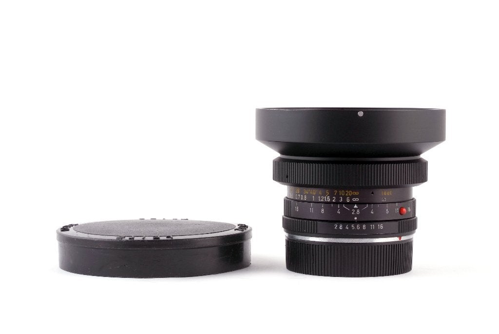 Leica 19mm 2.8 elmarit – 2 jaar garantie, T, Zo goed als nieuw, N, V
