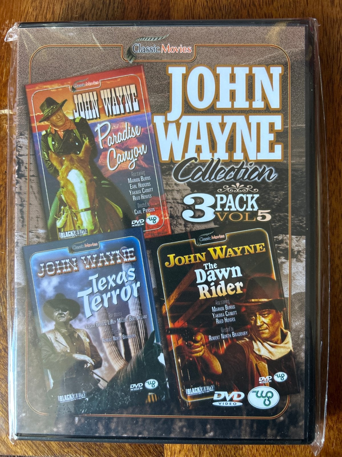 John Wayne Collection 3-pack Vol. 5 (Paradise Canyon, Texas, Engels, Verzenden, Alle leeftijden, Nederlands