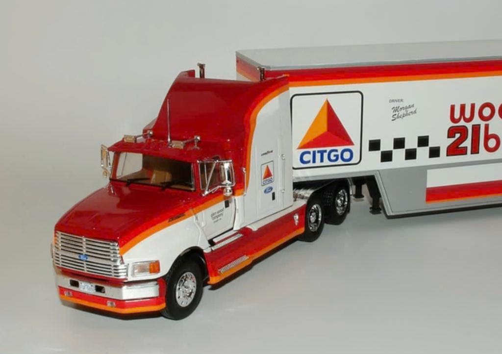 FORD AEROMAX 1990 Citgo Wood 21 Brother 1/43 USA TRUCKS # 30