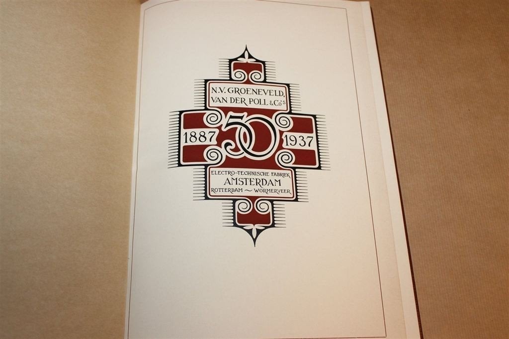 Groeneveld, van der Poll — Gedenkboek Elektrotechniek 1937, Ophalen of Verzenden, Gelezen