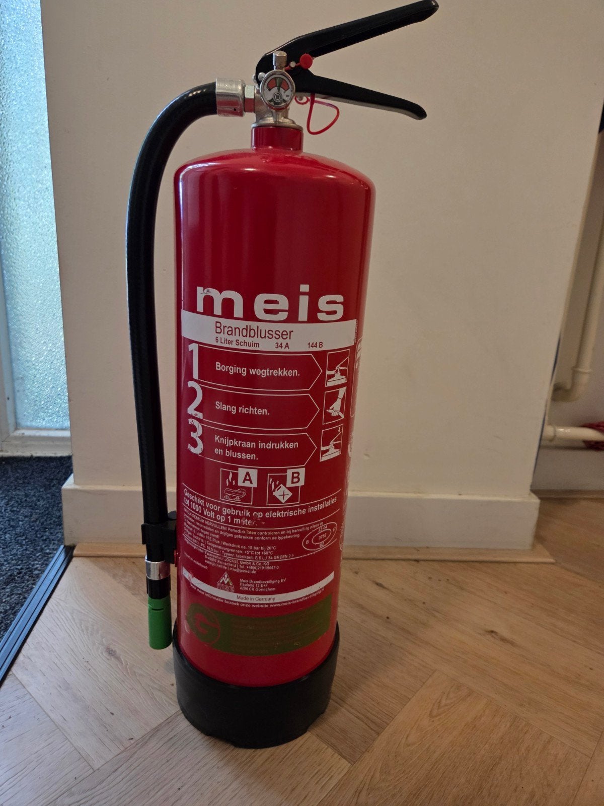 Meis Brandblusser 6 Liter Schuim - Zo goed als nieuw, Ophalen, Zo goed als nieuw, Brandblusser