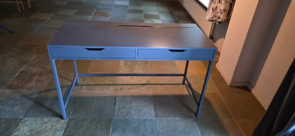 IKEA bureau Alex, Huis en Inrichting, Ophalen, Gebruikt, 132 cm, Kabelgoot