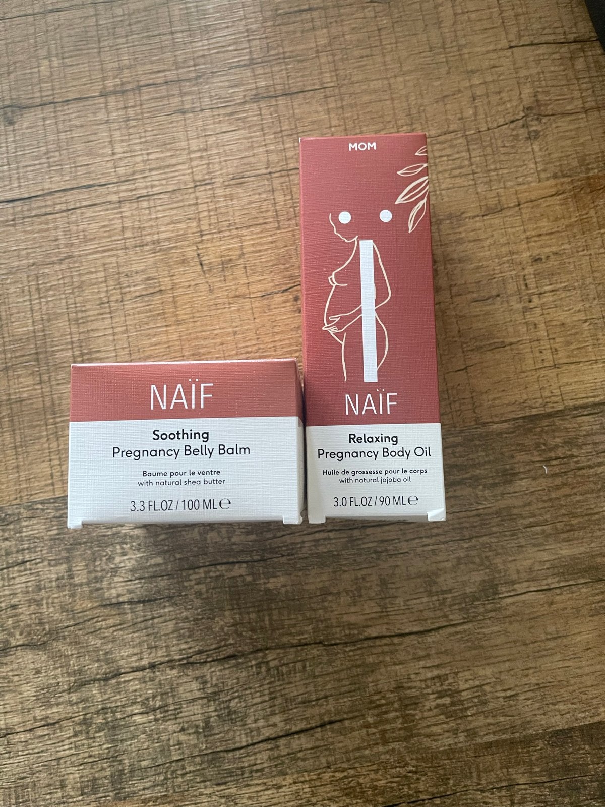 Naïf Zwangerschap Buikbalsem & Lichaamsolie Set, Ophalen of Verzenden, Nieuw, Zwangerschap en Bevalling
