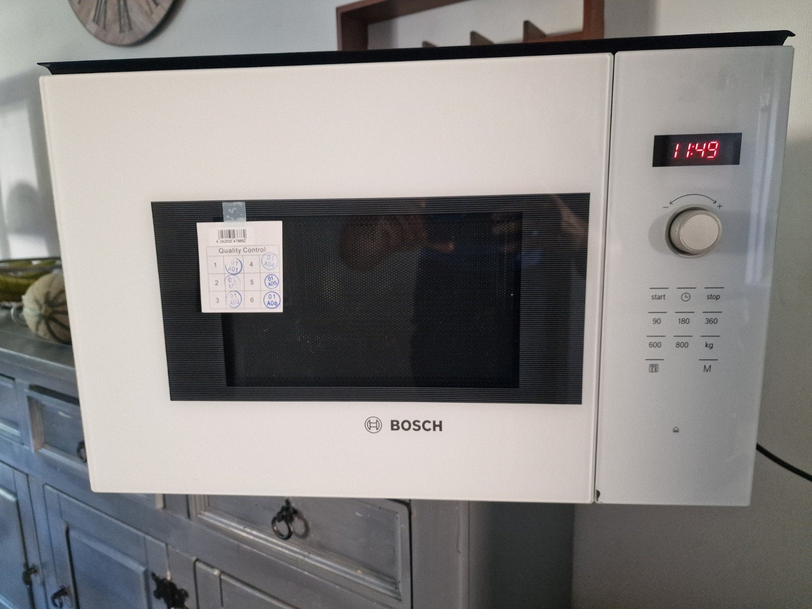 Bosch Inbouwmagnetron Serie 4 BFL523MW1F – Nieuw, ongebruikt, Witgoed en Apparatuur, Magnetrons, Ophalen of Verzenden, Nieuw, Inbouw