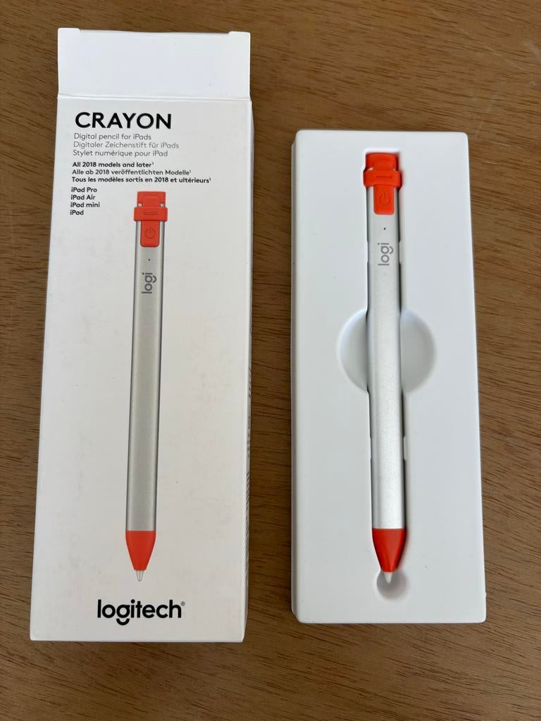 Logitech Crayon Digitale Pen voor iPad, Ophalen of Verzenden, Zo goed als nieuw