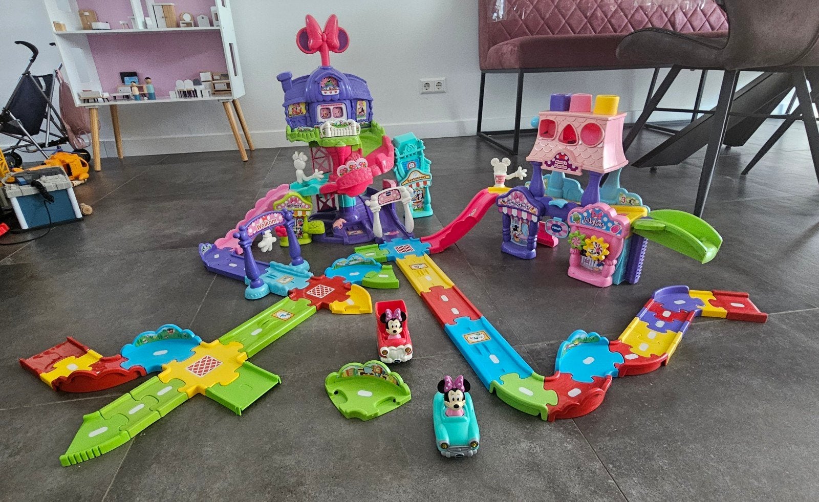 Minnie Mouse toet toet auto's met weg delen, Kinderen en Baby's, Speelgoed | Vtech, Ophalen, 2 tot 4 jaar
