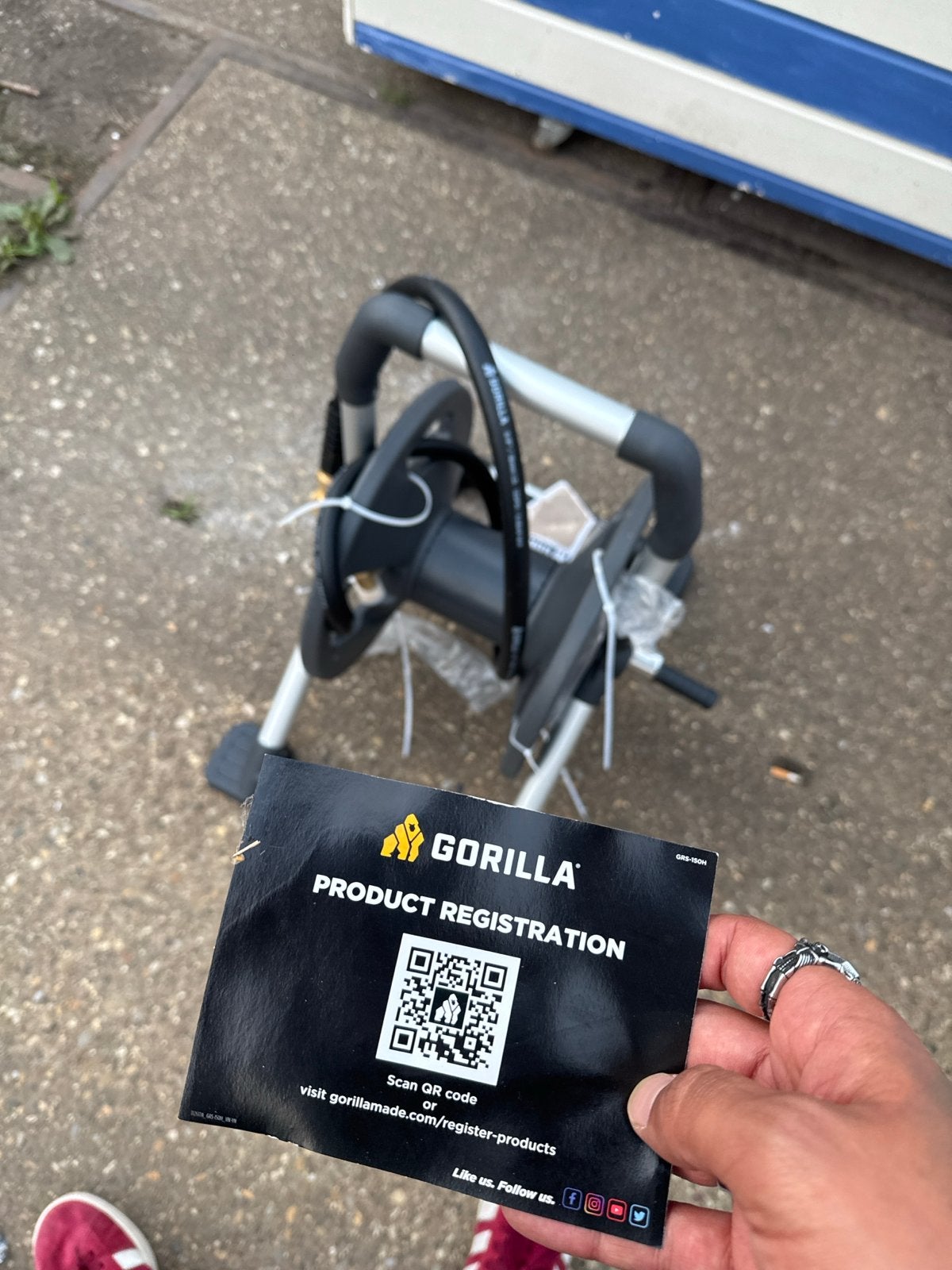 Gorilla GRC-175G slanghaspel / hose reel, Ophalen, Nieuw