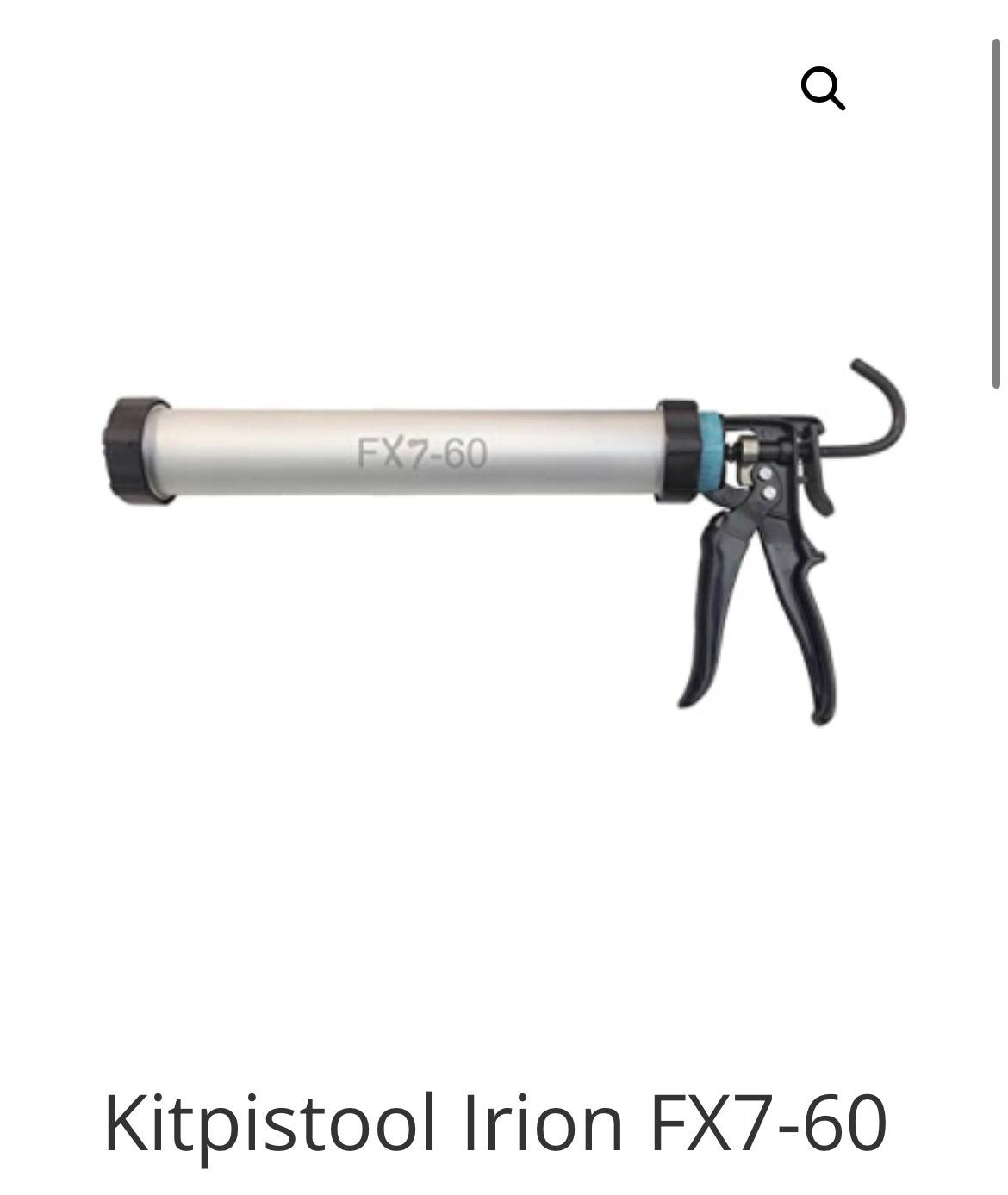Kitpistool Irion FX7-60, Doe-het-zelf en Verbouw, Ophalen of Verzenden, Nieuw, Kitspuit, Overige merken