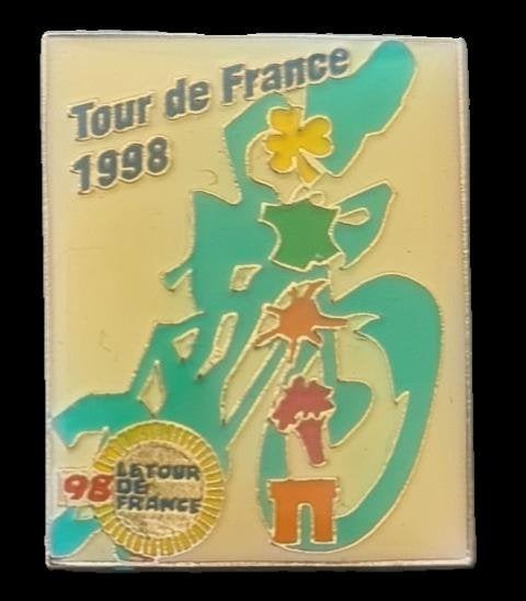 Tour de France 1998 pin- epoxy -, Verzamelen, Speldjes, Pins en Buttons, Verzenden, Nieuw, Sport, Speldje of Pin