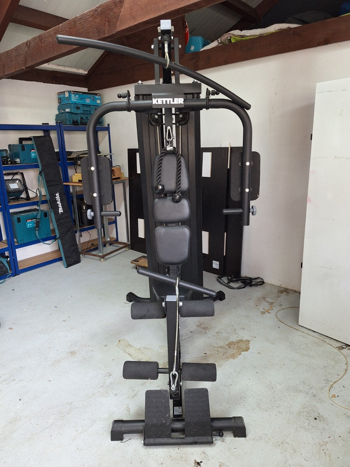 Krachtstation Kettler, Sport en Fitness, Ophalen, Gebruikt, Benen, Fitnessbank
