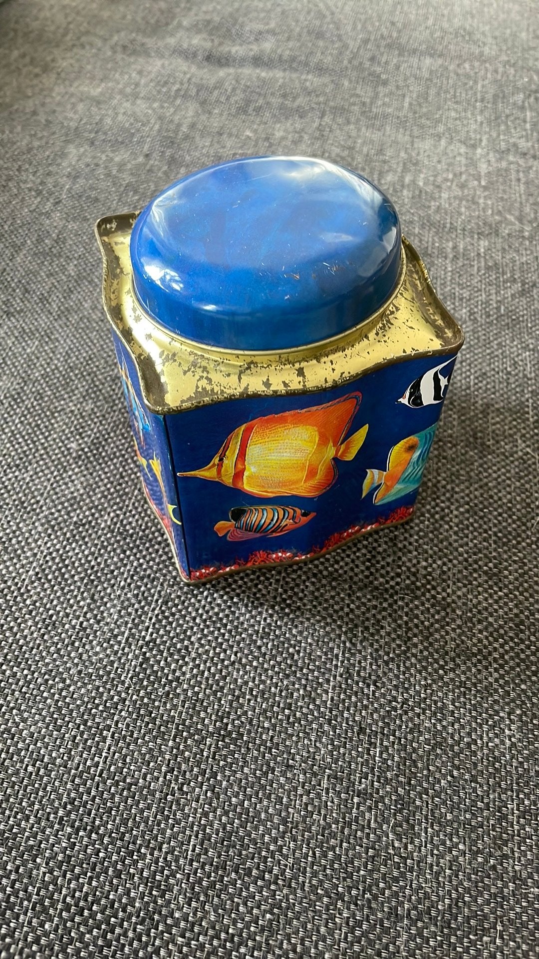 Vintage opbergblik, Ophalen, Gebruikt, Overige