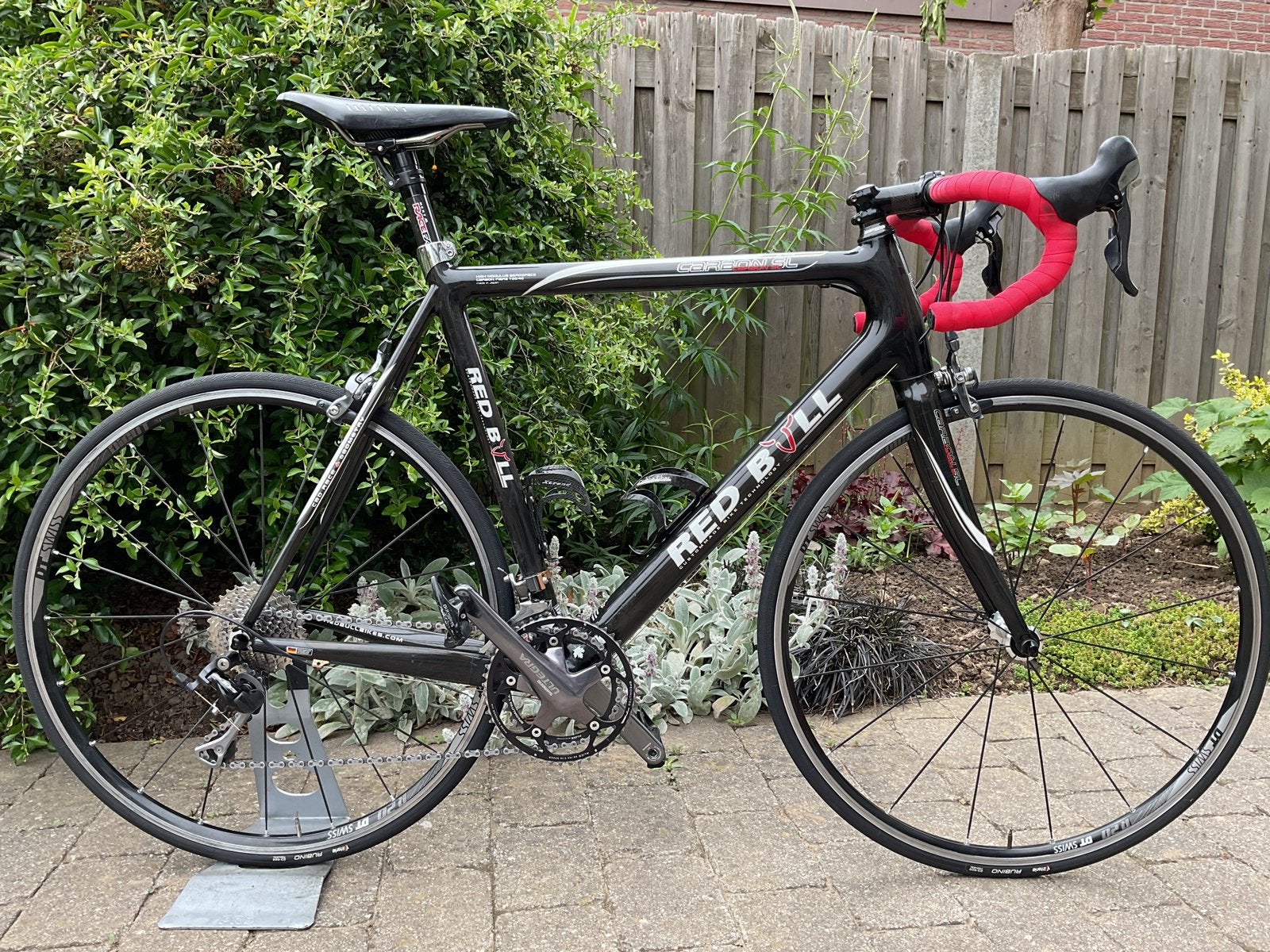 Red Bull Racefiets Ultegra 10 speed, Maat L (60cm), 28 inch, Gebruikt, Carbon, 15 tot 20 versnellingen
