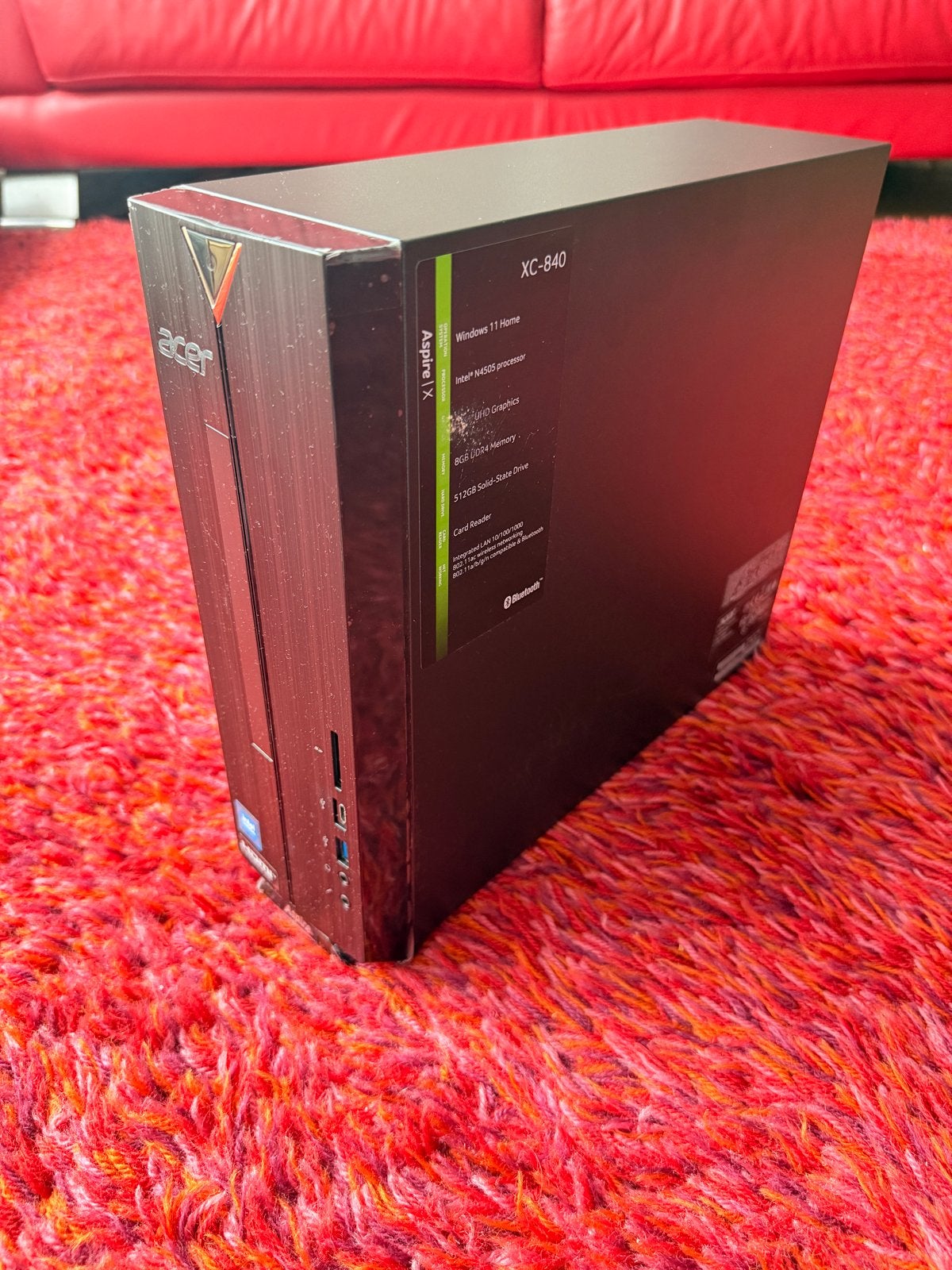 Acer Aspire XC-840 Desktop PC - Intel N4505, 8GB RAM, 512GB, 8 GB, Ophalen of Verzenden, Zo goed als nieuw, SSD