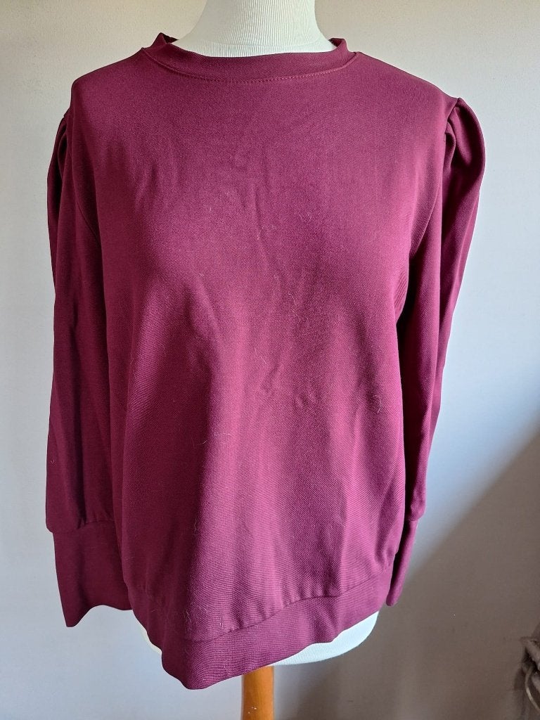 Nieuwe bordeaux rode/paarse sweater Chastar, maat L/XL, Kleding | Dames, Chastar, Maat 42/44 (L), Nieuw, Ophalen of Verzenden
