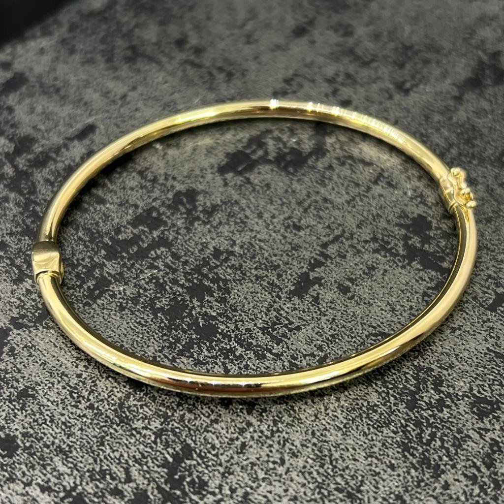 14k gouden armband slavenarmband nieuw, Ophalen of Verzenden, Zo goed als nieuw, Goud