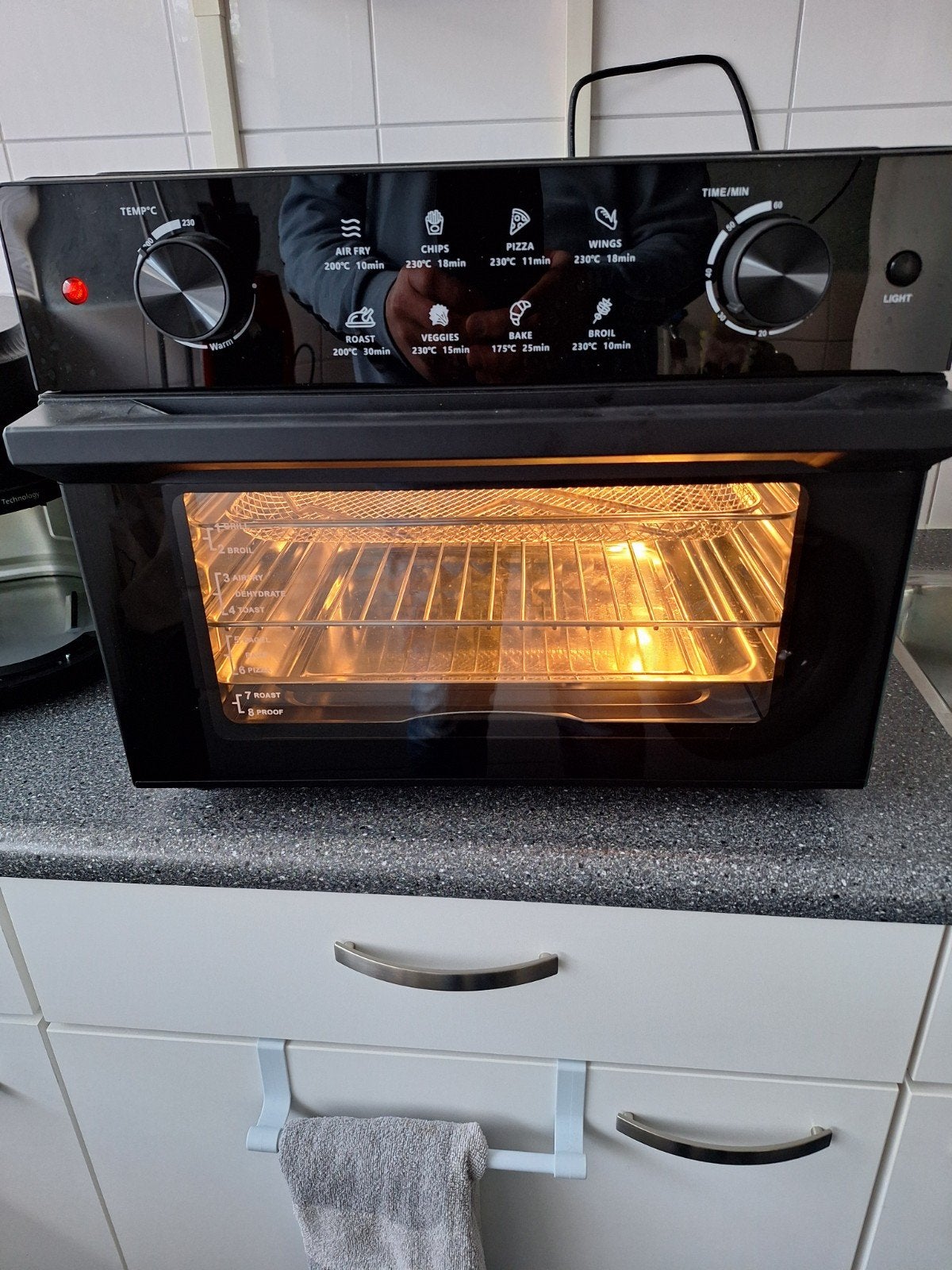 Air flyer oven, Ophalen, Minder dan 85 cm, Hete lucht, Nieuw