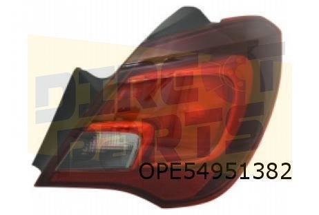 Opel Corsa E (1/15-11/19) achterlicht Rechts buiten (5-drs.)