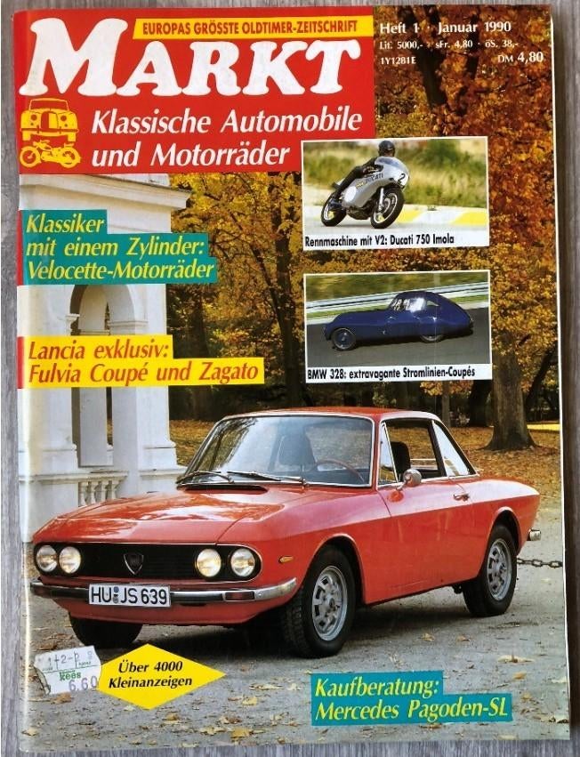 Oldtimer Markt Mercedes W113, Lancia Fulvia Coupe, Batmobile, Ophalen of Verzenden, Gelezen, Algemeen