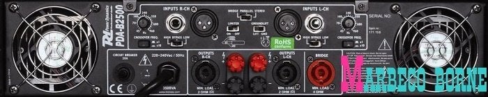 Versterker, Amplifier 2500 watt Professional NIEUW, Info@marbeco.nl, Power Dynamics, Nieuw, Overige instrumenten