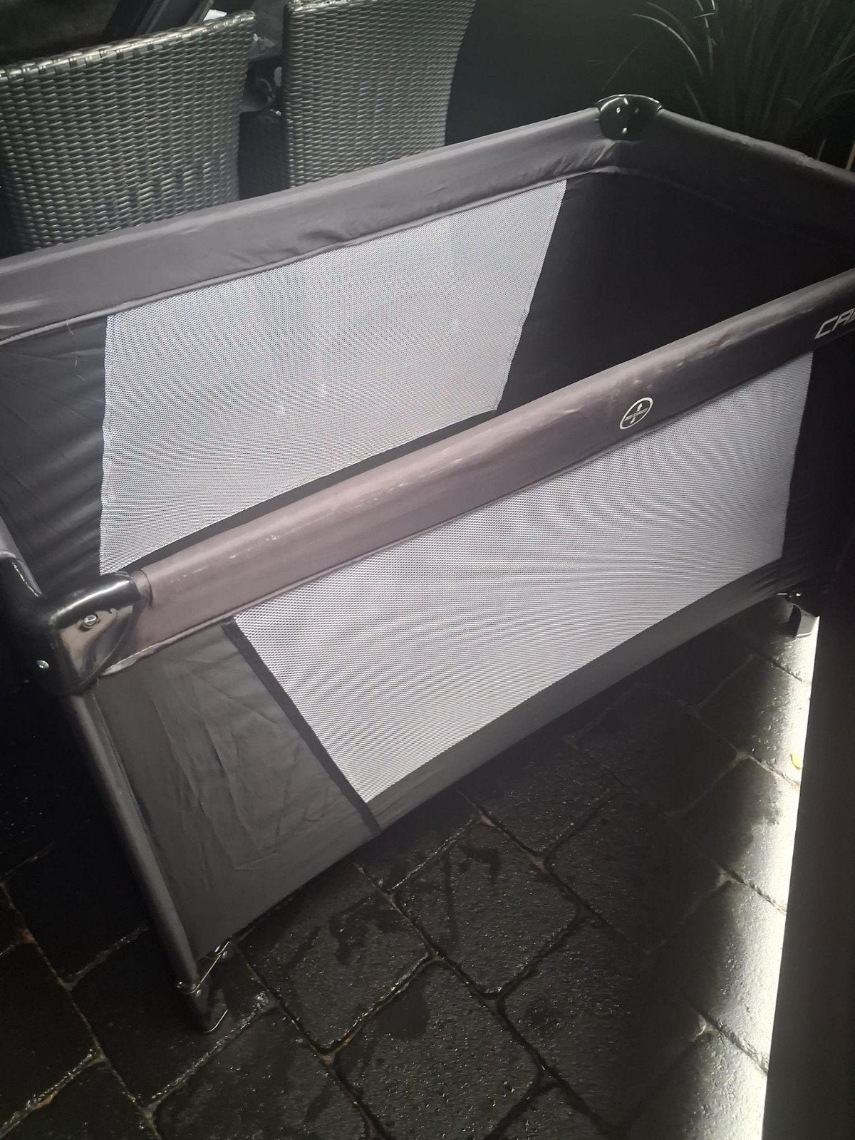 Cabino campingbedje met draagtas -met matras  zo goed als ni, Kinderen en Baby's, Ophalen of Verzenden, Zo goed als nieuw, Reisbedje